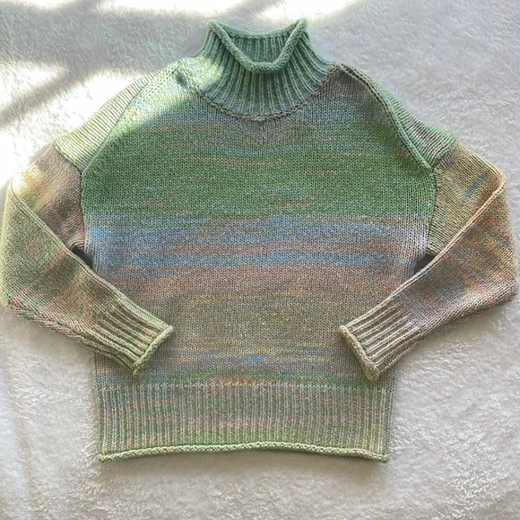 ANTHROPOLOGIE 525 AMERICA Willa Space-Dyed Turtleneck Sweater Size XS - Picture 7 of 12